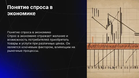 Понятие спроса в экономике