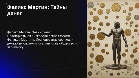 Феликс Мартин Неофициальная биография денег