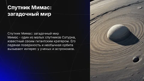 Спутник Мимас