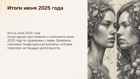 Итоги июня 2025 года: Сравнение с маем