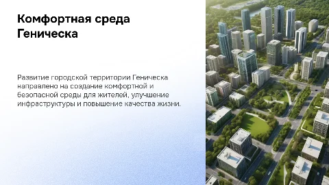 Презентация: Управление развитием территории: Комфортная городская