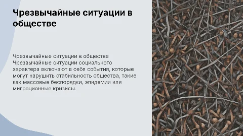 ЧС социального характера