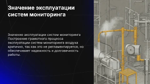 Правильный процесс эксплуатации систем мониторинга воздуха