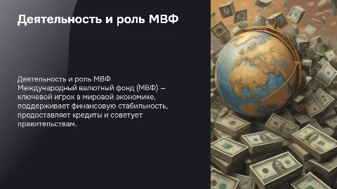 Деятельность и функции Международного валютного фонда (МВФ)