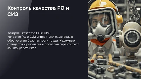 контроль качества РО и СИЗ