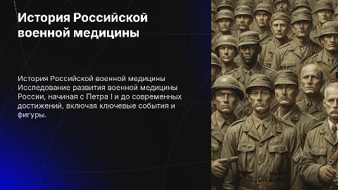 История Российской военной медицины: ключевые этапы и достижения