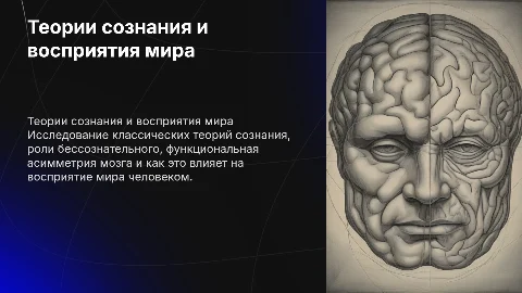 Классические теории сознания и восприятия мира