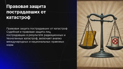 Судебно-правовая защита пострадавших от катастроф