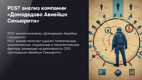 PEST анализ ООО «ДОМОДЕДОВО АВИЭЙШН СЕКЬЮРИТИ»