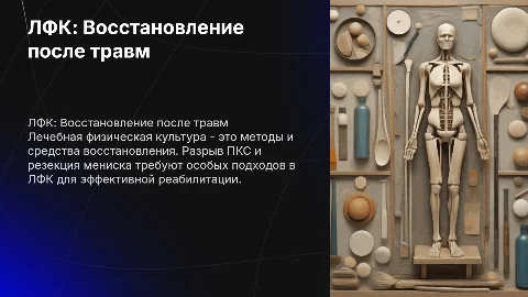 ЛФК: Методы восстановления после травм и операции