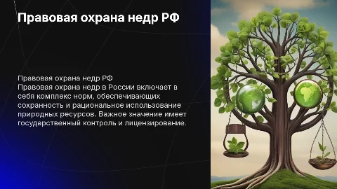 Правовая охрана недр Российской Федерации
