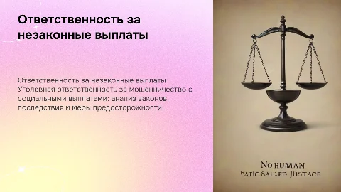 Уголовная ответственность за незаконное получение социальных выплат