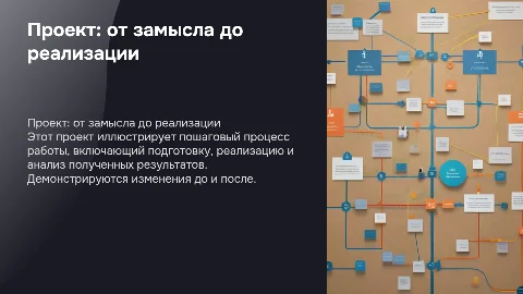 Реализация проекта: процесс работы, до и после