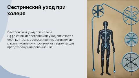 сестринский уход при холере