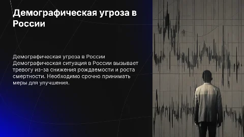 Демографическая опасность в России