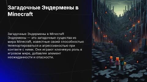 Загадочные Эндермены в Minecraft