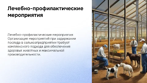 Лечебно-профилактические мероприятия при задержании последа