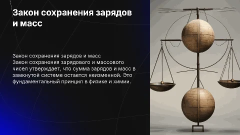 закон сохранения зарядового и масового чисел