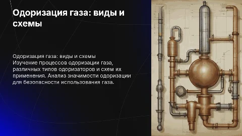 одоризация газа виды одоризаторов схемы