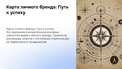 Карта личного бренда