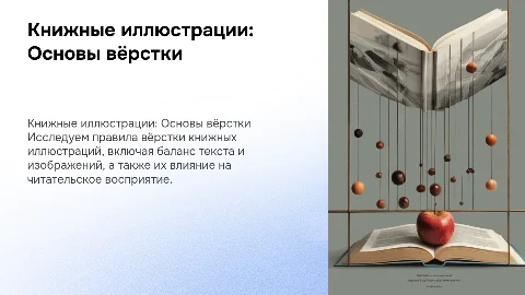 Книжные иллюстрации правила вёрстки