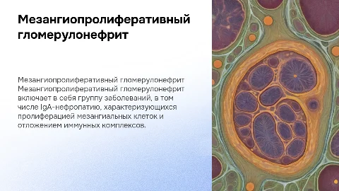 Мезангиопролиферативный гломерулонефрит и IgA-нефропатия