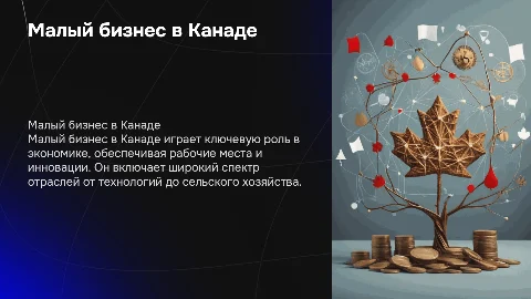 Малый бизнес в Канаде