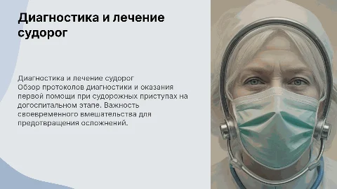 Диагностика и лечение судорожного синдрома на догоспитальном этапе
