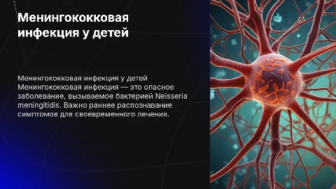 Менингококковая инфекция у детей: диагностика и лечение
