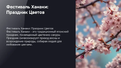 фестиваль ханаки