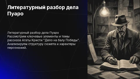 Литературный разбор рассказа Пуаро "Дело на балу Победы"
