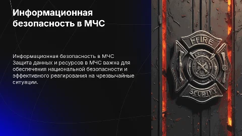 Информационная безопасность в мчс