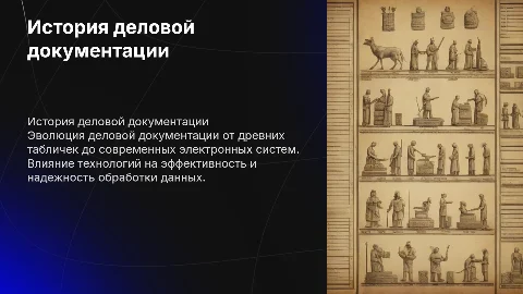 история деловой документации