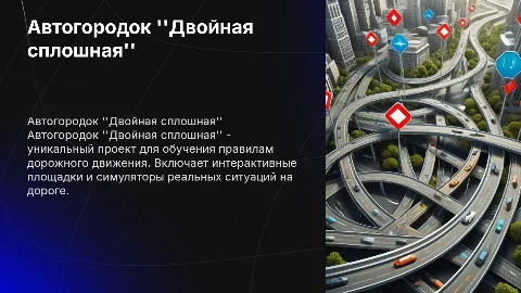 Автогородок "Двойная сплошная"