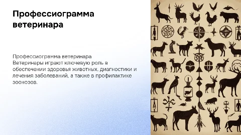 профессиограмма ветеринара