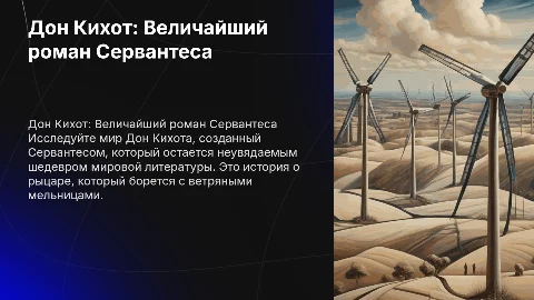книга дон кихот