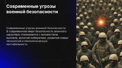 Современный комплекс проблем безопасности военного характера
