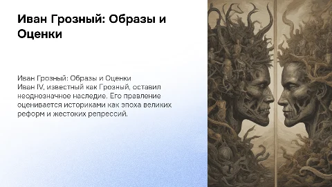 Иван IV Васильевич: оценки и наследие Ивана Грозного