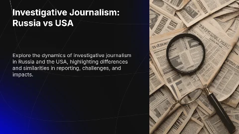 Презентация: Investigative Journalism in Russia and the USA: Key
