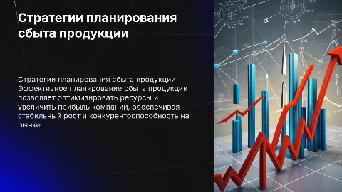 планирование сбыта продукции