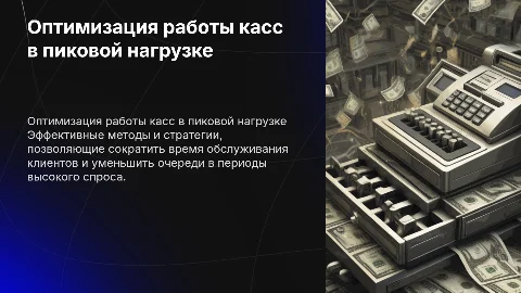 Оптимизация работы в пики на кассы