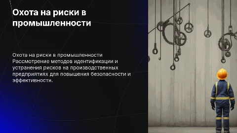 Охота на риски на производстве