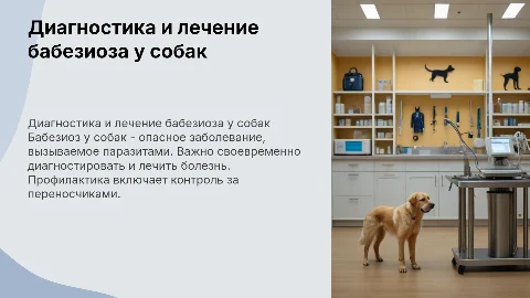 Диагностика и лечение бабезиоза у собак в ветеринарной клинике