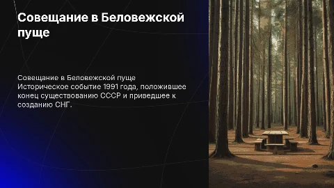 Совещание в Беловежской пуще