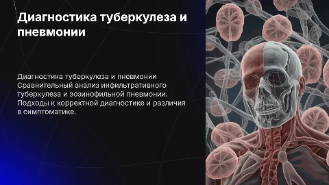 Дифференциальная диагностика туберкулеза и пневмонии