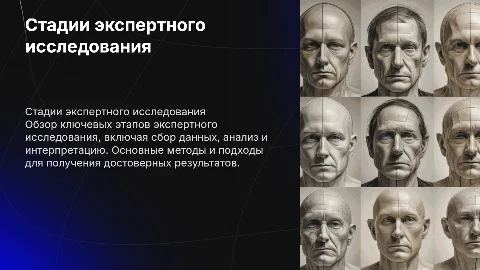 стадии экспертного исследования