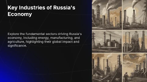 Главные отрасли экономики РФ