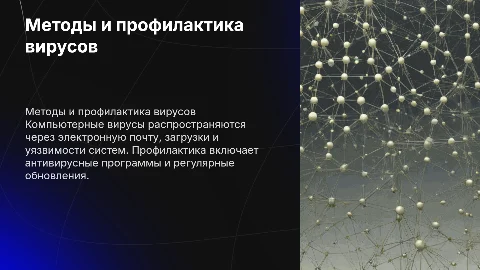 Компьютерные вирусы методы распространения профилактика заражения