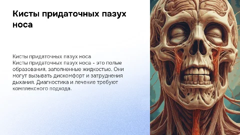 Кисты придаточных пазух носа