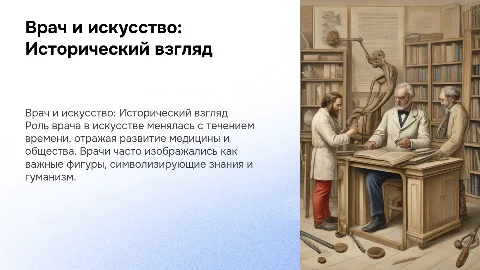 Врач в истории искусства